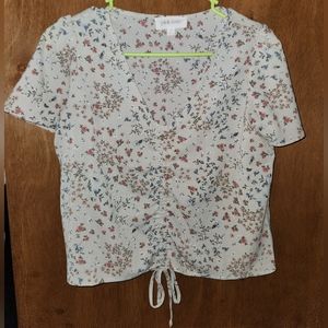 floral blouse tshort